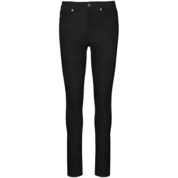 Ladies Fashion Denim Jeans Black Front